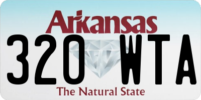 AR license plate 320WTA