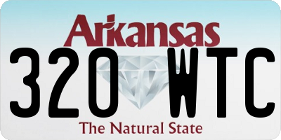 AR license plate 320WTC