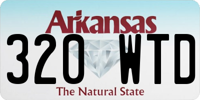 AR license plate 320WTD