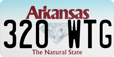AR license plate 320WTG