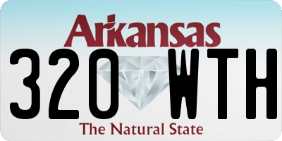 AR license plate 320WTH