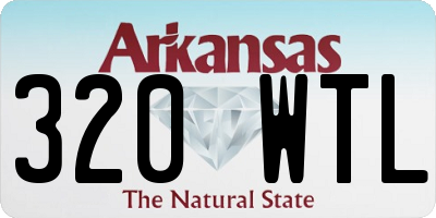 AR license plate 320WTL