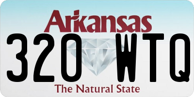 AR license plate 320WTQ