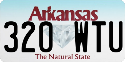 AR license plate 320WTU