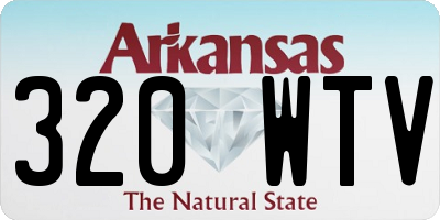 AR license plate 320WTV