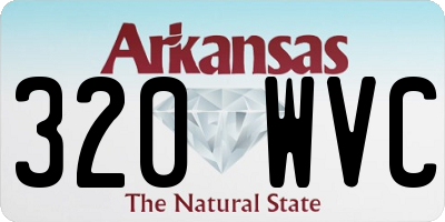 AR license plate 320WVC