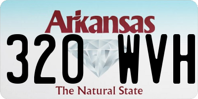 AR license plate 320WVH
