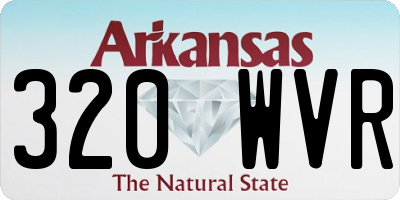 AR license plate 320WVR