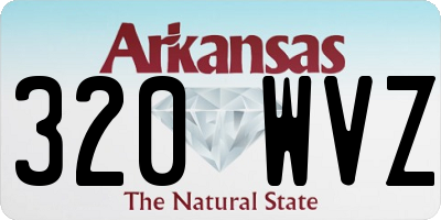 AR license plate 320WVZ