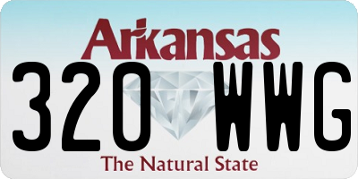 AR license plate 320WWG