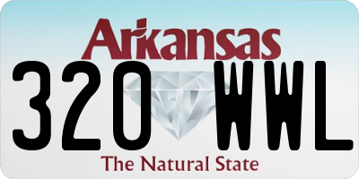 AR license plate 320WWL