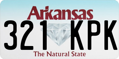 AR license plate 321KPK