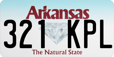 AR license plate 321KPL