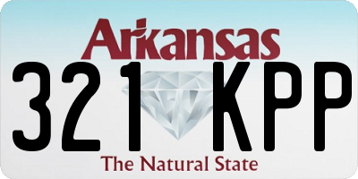 AR license plate 321KPP