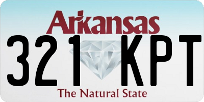 AR license plate 321KPT