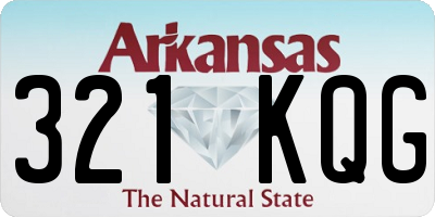 AR license plate 321KQG