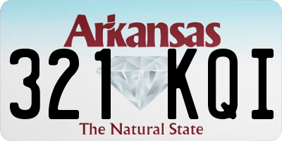 AR license plate 321KQI
