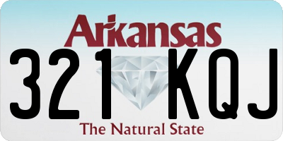 AR license plate 321KQJ