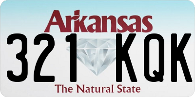 AR license plate 321KQK