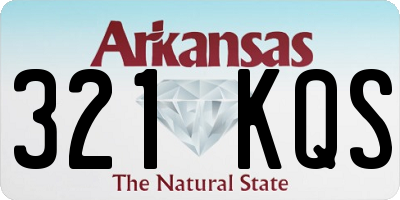 AR license plate 321KQS