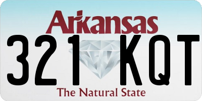 AR license plate 321KQT