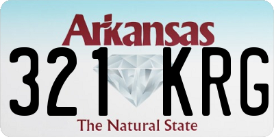 AR license plate 321KRG