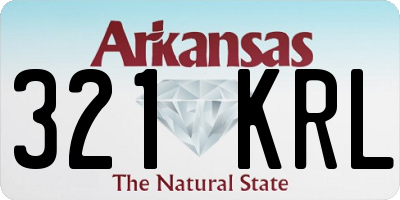 AR license plate 321KRL