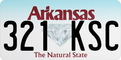AR license plate 321KSC