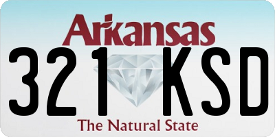 AR license plate 321KSD