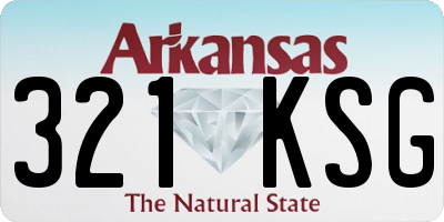 AR license plate 321KSG