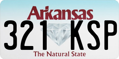 AR license plate 321KSP