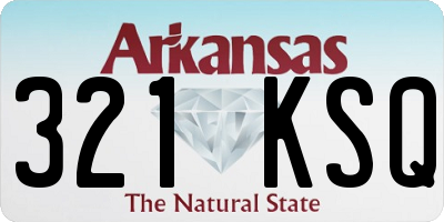 AR license plate 321KSQ