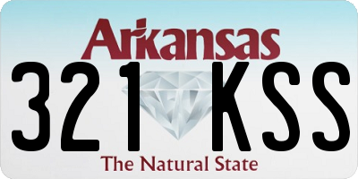 AR license plate 321KSS