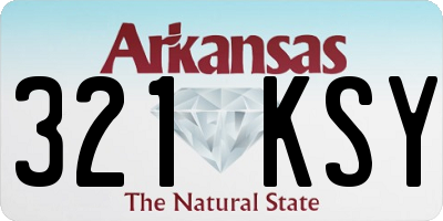 AR license plate 321KSY