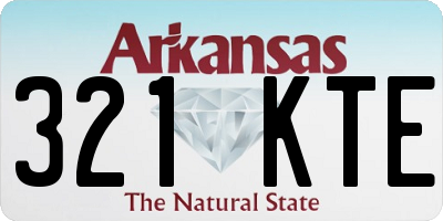 AR license plate 321KTE