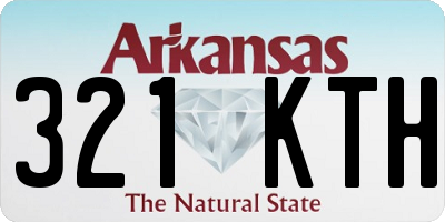 AR license plate 321KTH