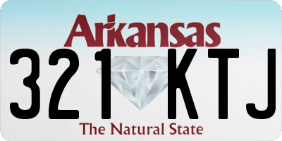 AR license plate 321KTJ