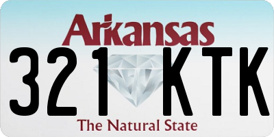 AR license plate 321KTK