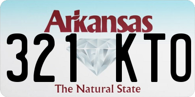 AR license plate 321KTO