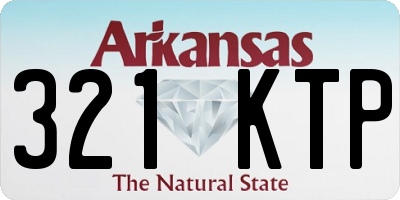 AR license plate 321KTP