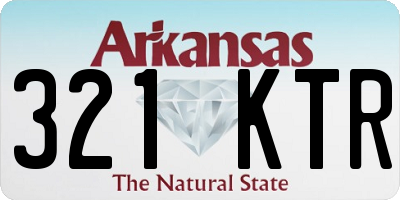 AR license plate 321KTR
