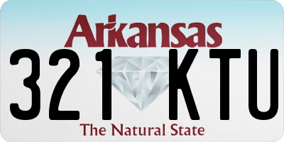 AR license plate 321KTU