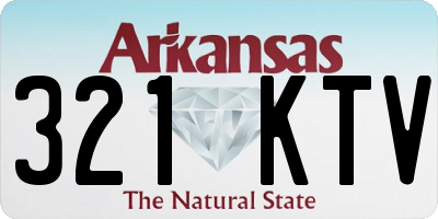 AR license plate 321KTV