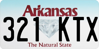 AR license plate 321KTX