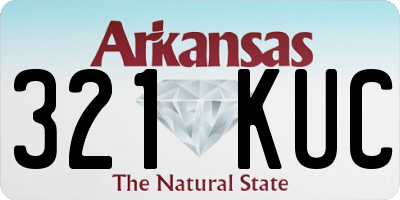 AR license plate 321KUC
