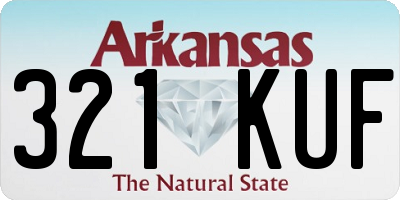 AR license plate 321KUF