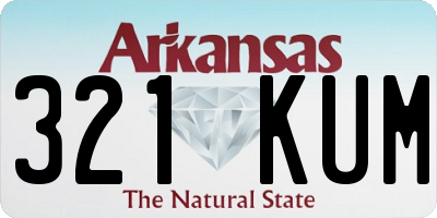 AR license plate 321KUM