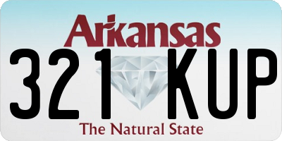 AR license plate 321KUP