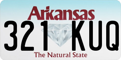 AR license plate 321KUQ