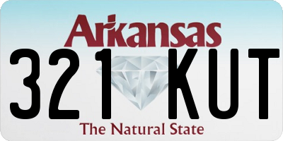 AR license plate 321KUT